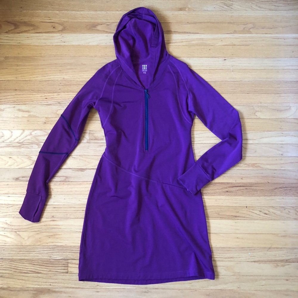 Title Nine Athletic Hooded Dress XS